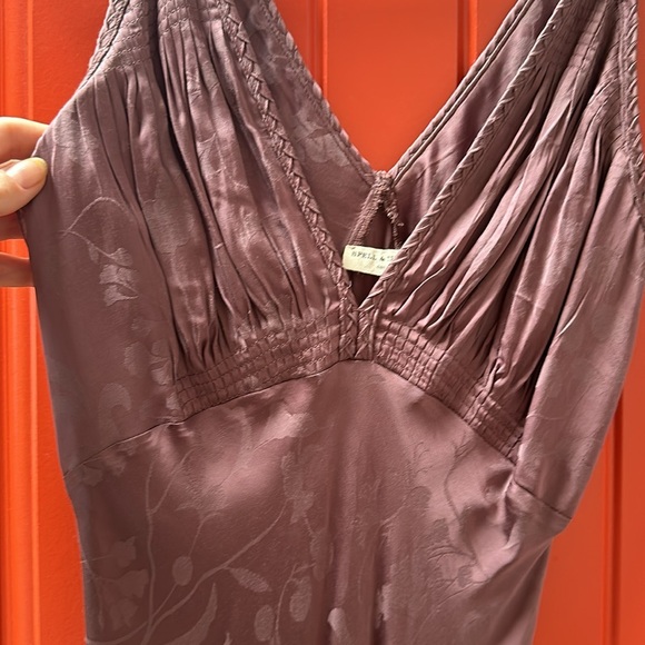 Spell & The Gypsy Collective Mauve Berry Ocean Slip Bias Dress - Picture 3 of 5